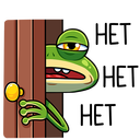 Стикер Лягуш #24 ВКонтакте