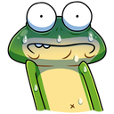 Стикер Лягуш #34 ВКонтакте