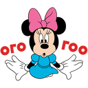 Стикер Минни Маус #12 ВКонтакте