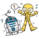 Стикер Звёздные войны #22 ВКонтакте