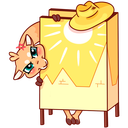 Стикер Лучик #4 ВКонтакте