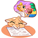 Стикер Лучик #22 ВКонтакте