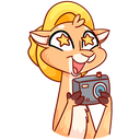 Стикер Лучик #25 ВКонтакте