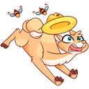 Стикер Лучик #35 ВКонтакте