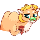 Стикер Лучик #36 ВКонтакте