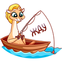 Стикер Лучик #44 ВКонтакте