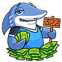 Стикер Акулыч #1 ВКонтакте