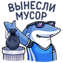 Стикер Акулыч #13 ВКонтакте