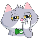 Стикер СберКот и Куся #3 ВКонтакте