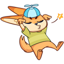 Стикер Беззаботное лето #11 ВКонтакте