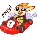 Стикер Беззаботное лето #34 ВКонтакте