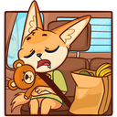 Стикер Беззаботное лето #39 ВКонтакте