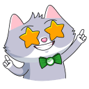 Стикер СберКот и Куся #14 ВКонтакте