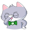 Стикер СберКот и Куся #20 ВКонтакте