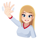 Стикер Cosmo Girl #1 ВКонтакте