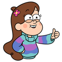 Стикер Мэйбл Пайнс #4 ВКонтакте