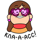 Стикер Мэйбл Пайнс #5 ВКонтакте