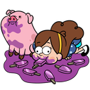 Стикер Мэйбл Пайнс #15 ВКонтакте