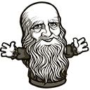 Стикер Леонардо да Винчи ВКонтакте