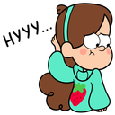 Стикер Мэйбл Пайнс #18 ВКонтакте