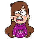 Стикер Мэйбл Пайнс #19 ВКонтакте