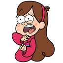 Стикер Мэйбл Пайнс #20 ВКонтакте