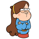 Стикер Мэйбл Пайнс #22 ВКонтакте