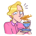 Стикер Курортный Роман #38 ВКонтакте