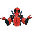 Стикер Дэдпул #11 ВКонтакте