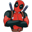 Стикер Дэдпул #12 ВКонтакте