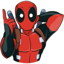 Стикер Дэдпул #13 ВКонтакте