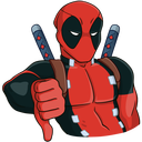 Стикер Дэдпул #14 ВКонтакте