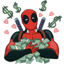 Стикер Дэдпул #19 ВКонтакте