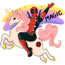 Стикер Дэдпул #20 ВКонтакте