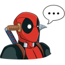 Стикер Дэдпул #30 ВКонтакте