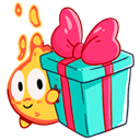 Стикер Огонёк #2 ВКонтакте