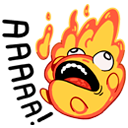 Стикер Огонёк #13 ВКонтакте