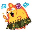 Стикер Огонёк #31 ВКонтакте