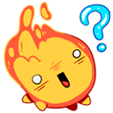 Стикер Огонёк #32 ВКонтакте