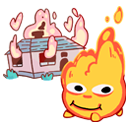 Стикер Огонёк #33 ВКонтакте