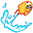 Стикер Огонёк #37 ВКонтакте