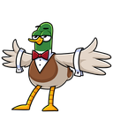 Стикер Утя #21 ВКонтакте