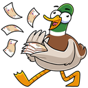 Стикер Утя #23 ВКонтакте