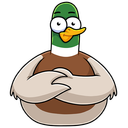 Стикер Утя #36 ВКонтакте