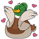 Стикер Утя #37 ВКонтакте