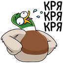 Стикер Утя #48 ВКонтакте