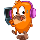 Стикер Джастин #35 ВКонтакте