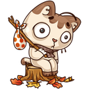 Стикер Осеннее настроение #37 ВКонтакте