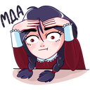 Стикер Эвелина #22 ВКонтакте