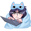 Стикер Эвелина #26 ВКонтакте